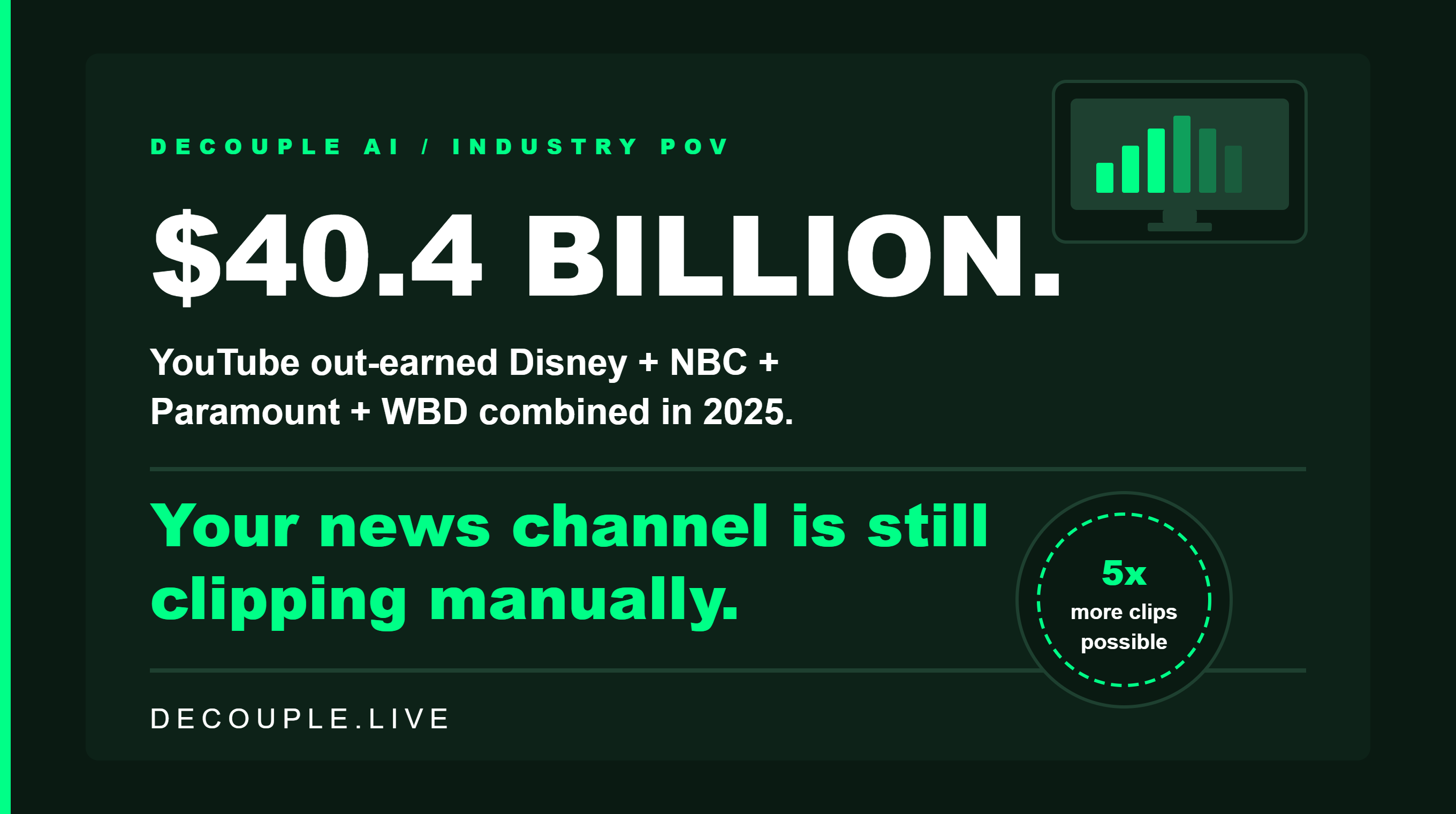 YouTube Out-Earned Every TV Network. Is Your News Channel Ready